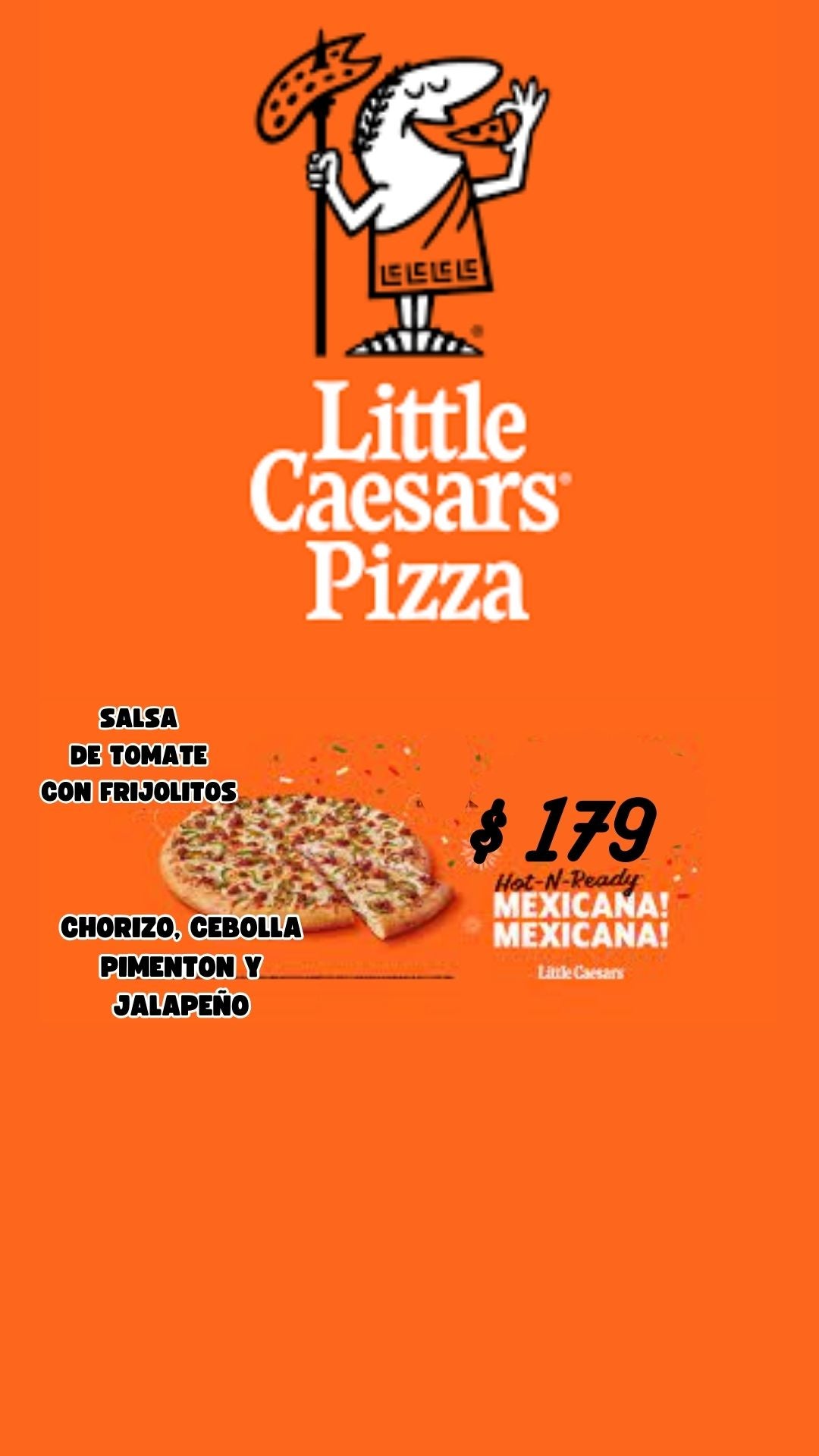 Pizza Mexicana.