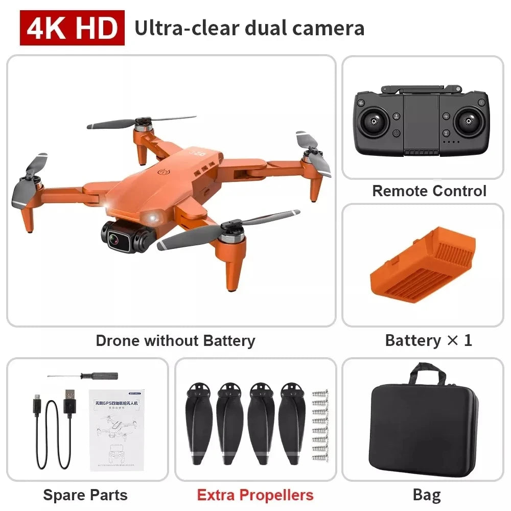 🌍 ¡Explora sin límites con el Drone L900 Pro 4K! Cámara Dual HD, GPS 5G y Alcance de 1.2 KM — Potencia Profesional a tu Alcance en GuillermoRuizVevo.com.mx 🚁📡