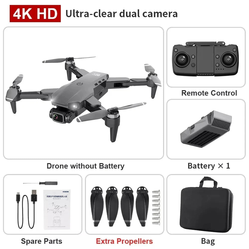 🌍 ¡Explora sin límites con el Drone L900 Pro 4K! Cámara Dual HD, GPS 5G y Alcance de 1.2 KM — Potencia Profesional a tu Alcance en GuillermoRuizVevo.com.mx 🚁📡