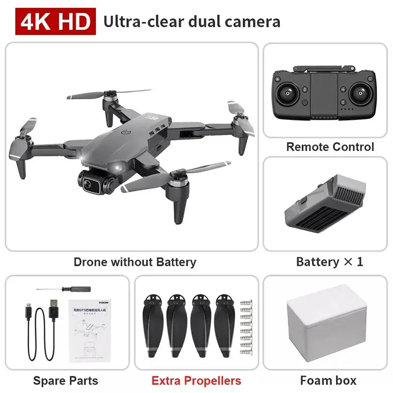 🌍 ¡Explora sin límites con el Drone L900 Pro 4K! Cámara Dual HD, GPS 5G y Alcance de 1.2 KM — Potencia Profesional a tu Alcance en GuillermoRuizVevo.com.mx 🚁📡