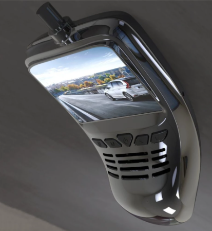 Cámara de grabadora DVR para coche con cámara de salpicadero de ojo pequeño con Wifi Full HD