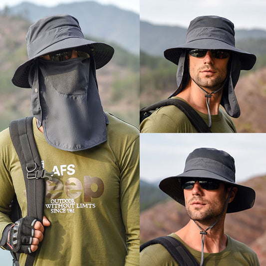 Sombrero Multiusos  para escalar pescas o turismo protector de sol pescador  verano hombres multifunción cubo