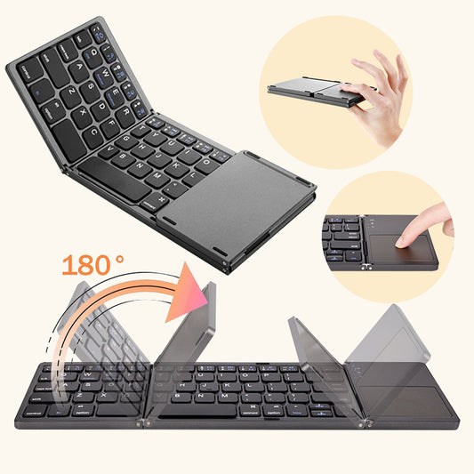 Mini teclado plegable Tablet Teléfono Computadora Inalámbrico  Bluetooth Botón multifunción