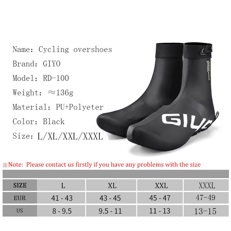 🚴‍♂️🔥 Cubiertas Impermeables GIYO – Protege tus Zapatos al Máximo 🌧️✅