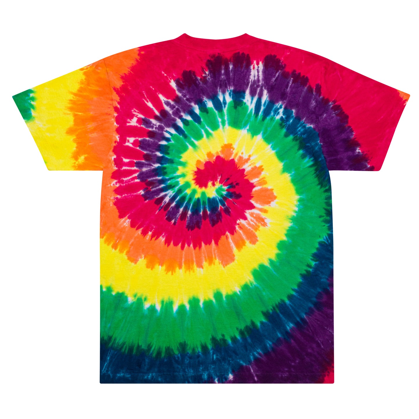 Camiseta oversize con efecto tie dye