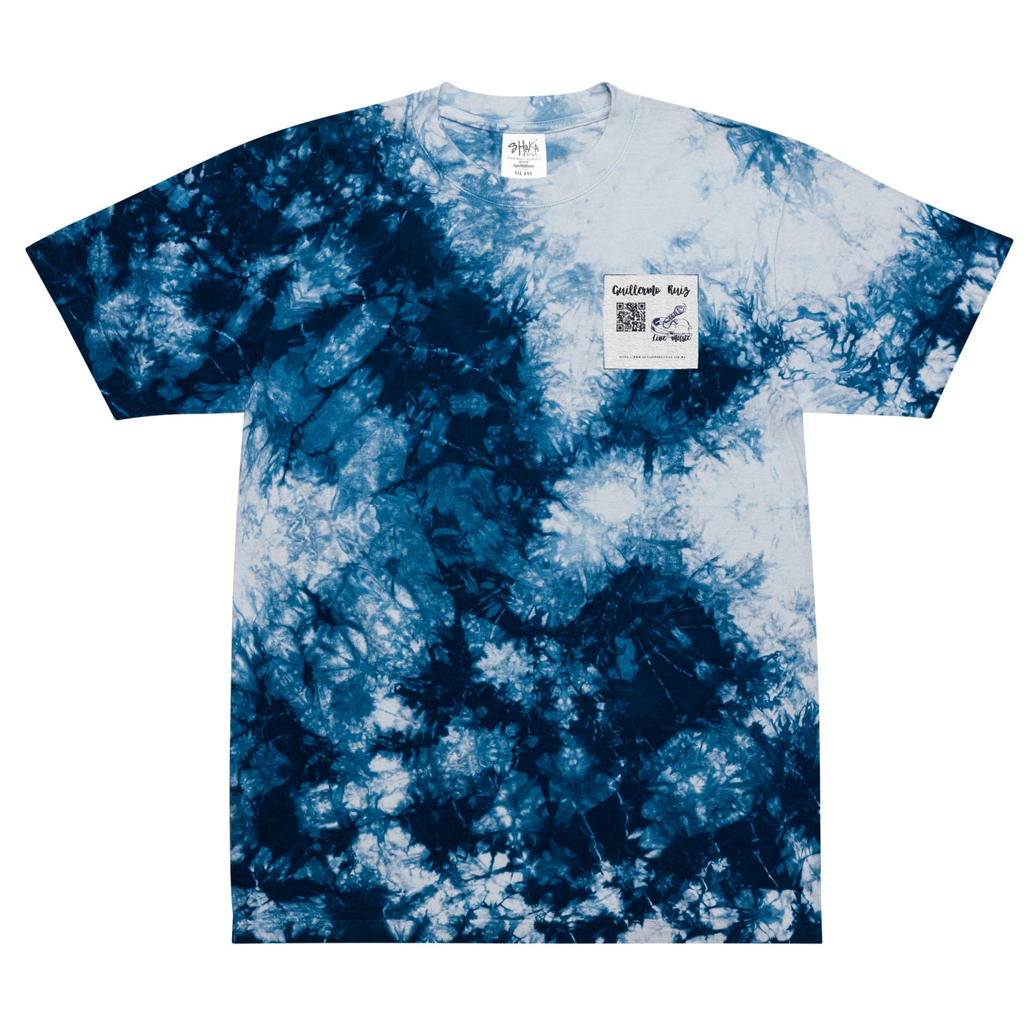 Camiseta oversize con efecto tie dye