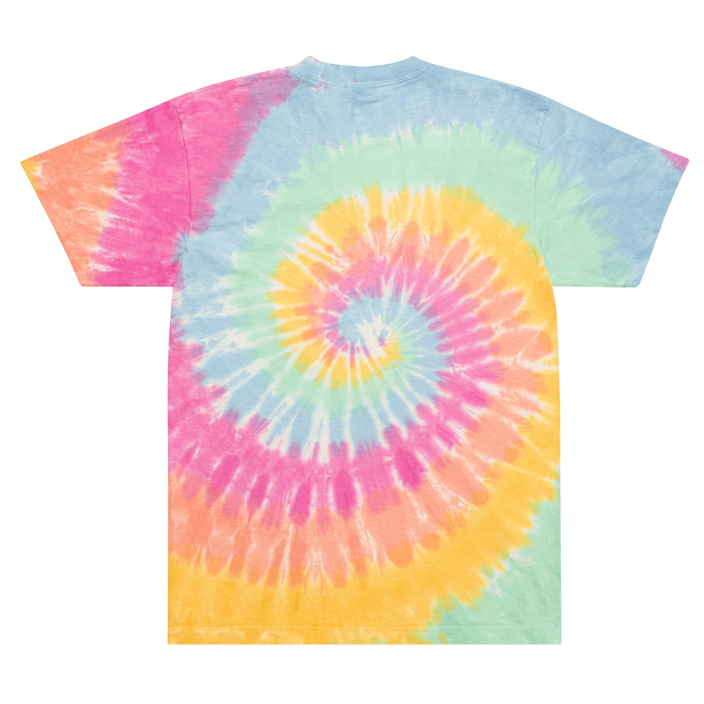 Camiseta oversize con efecto tie dye